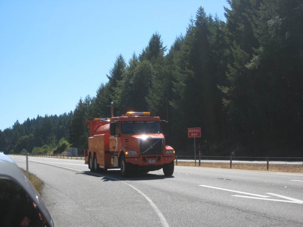 US SCRIM vehicle on highway